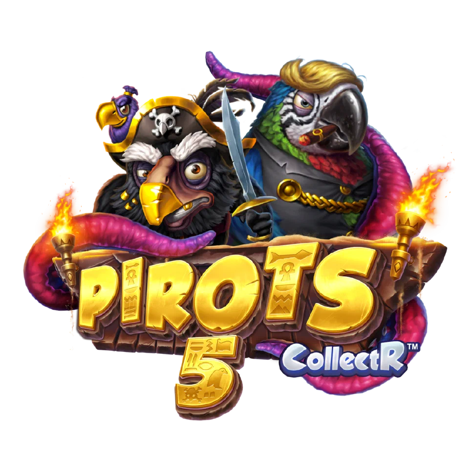 Pirots 5-logotypen med de två piratfåglarna, studions senaste kapitel